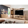 SIDEBOARD 170/81/44 cm  - Eichefarben/Anthrazit, KONVENTIONELL, Holzwerkstoff/Metall (170/81/44cm) - Cantus