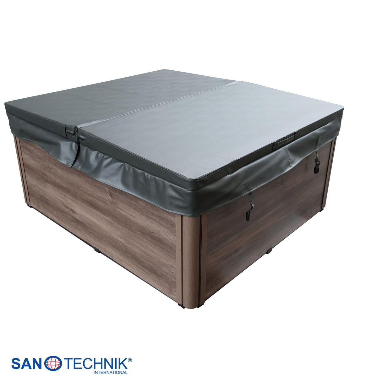 WHIRLPOOL Parma 180/160/76 cm  - Grauweiß, KONVENTIONELL, Kunststoff (180/160/76cm) - Sanotechnik