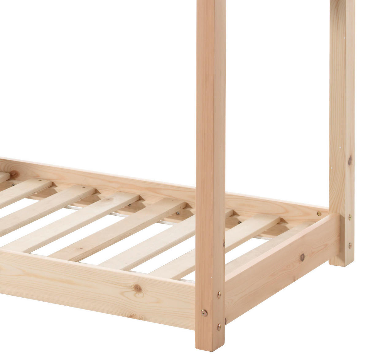 Montessori-Bett Lattenrost 70/140 cm  in Naturfarben  - Naturfarben, MODERN, Holz (70/140cm) - MID.YOU
