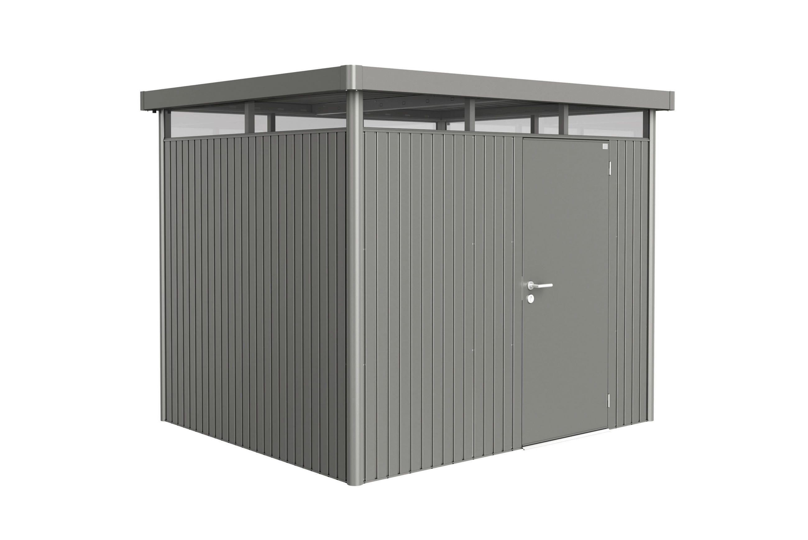GERÄTEHAUS 275/222/235 cm  - Anthrazit, Basics, Metall (275/222/235cm) - Biohort