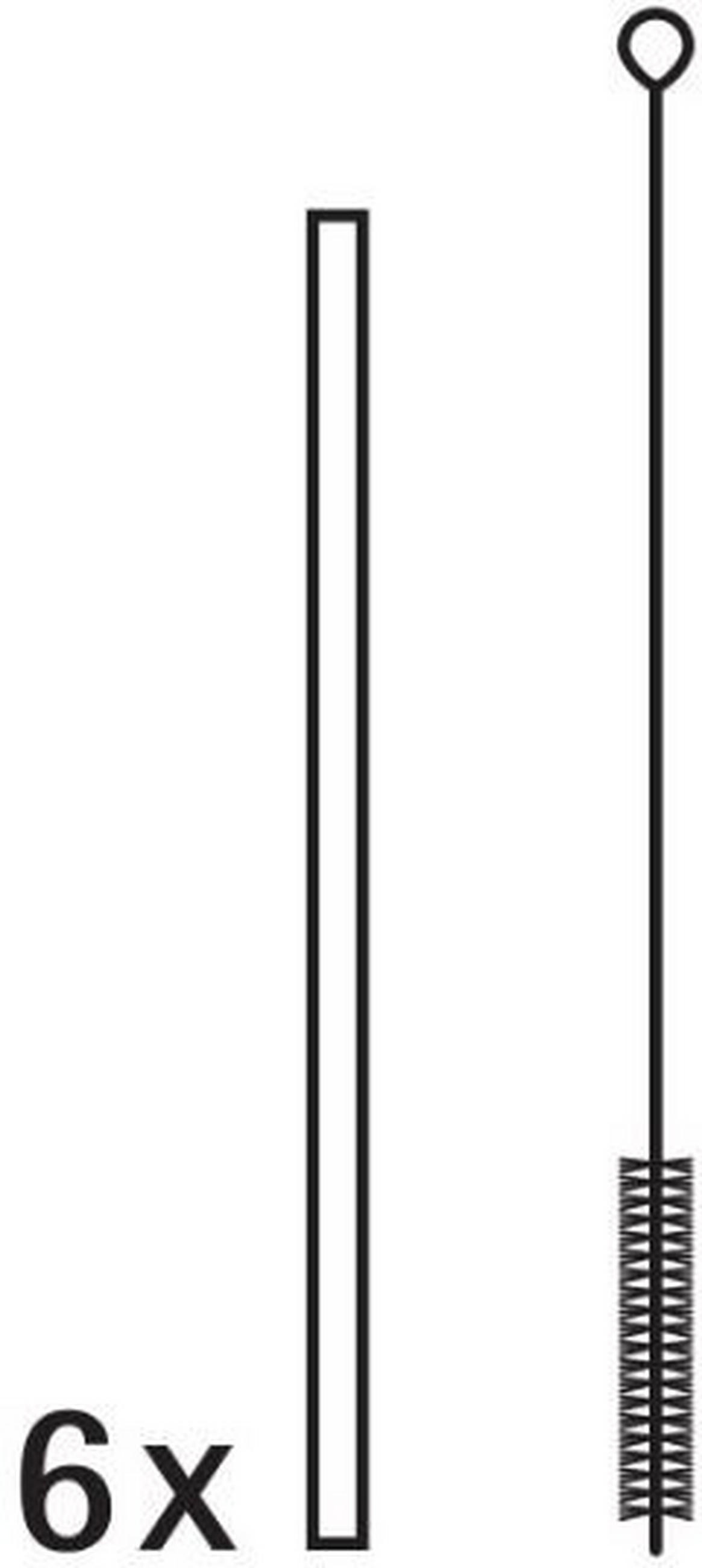 TRINKHALMSET - Silberfarben, Basics, Metall - WMF