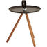 BEISTELLTISCH in Braun, Grau, Nussbaumfarben - Nussbaumfarben/Braun, Design, Holz (40/45cm) - Rolf Benz