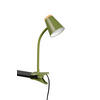 LED-KLÄMLAMPA - grön/brun, Basics, metall/plast (33/9,5/32cm)