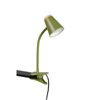 LED-KLÄMLAMPA - grön/brun, Basics, metall/plast (33/9,5/32cm)