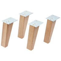 FUßSET   - Eichefarben, MODERN, Holz - MID.YOU
