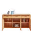 SIDEBOARD Kernbuche furniert, massiv geölt Buchefarben - Buchefarben/Alufarben, Design, Holz/Holzwerkstoff (179/86/43cm) - Cantus