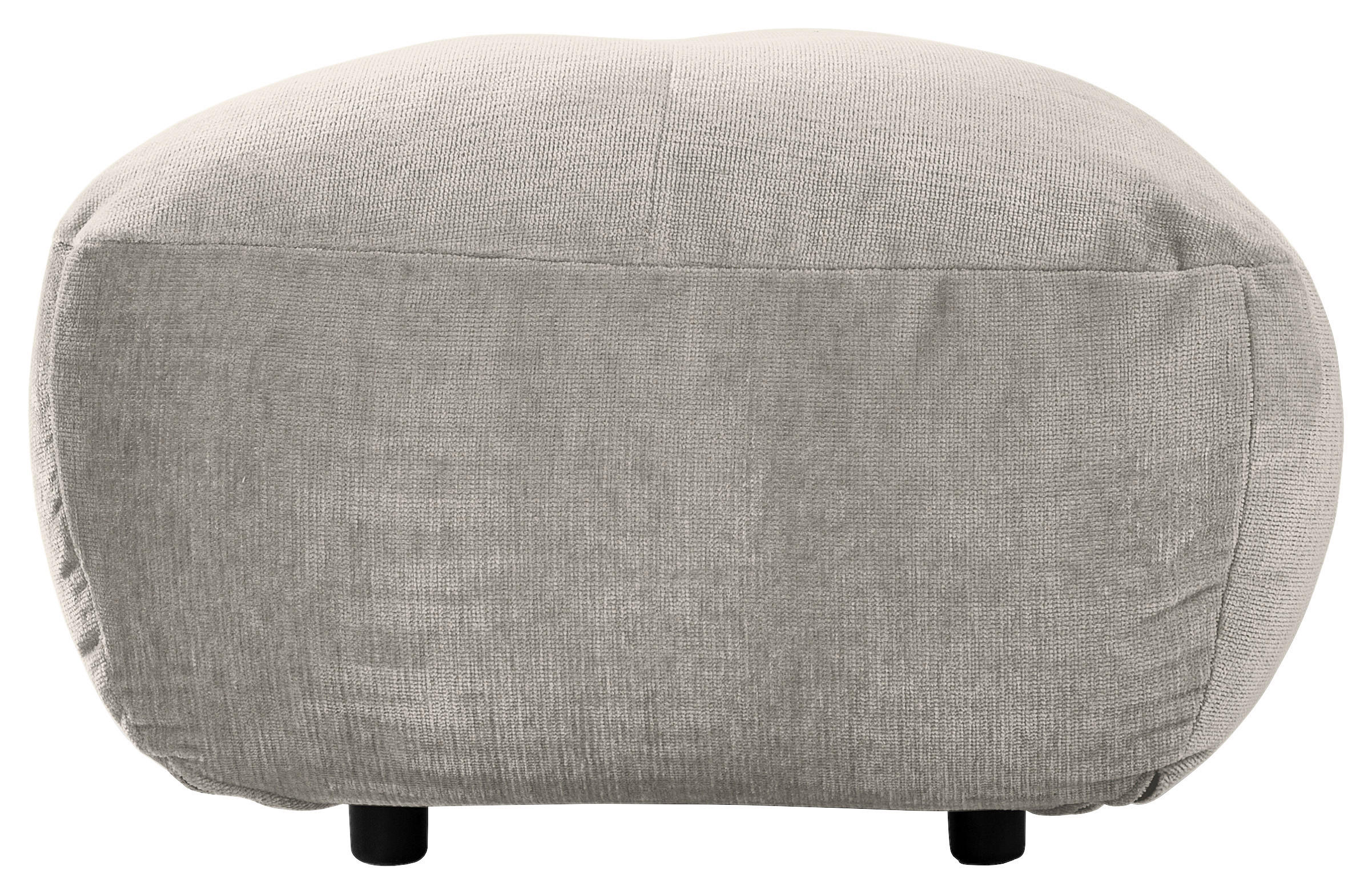 Thumbnail - Trendmanufaktur Hocker BE Fluffy, Silber, Textil, rechteckig, 112x46x65 cm, Made in EU, Wohnzimmer, Hocker, Sitzhocker