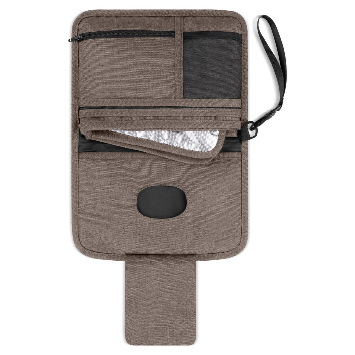 WICKELTASCHE Organizer Multi  - Graubraun, Basics, Textil (4/25/18cm) - ABC Design