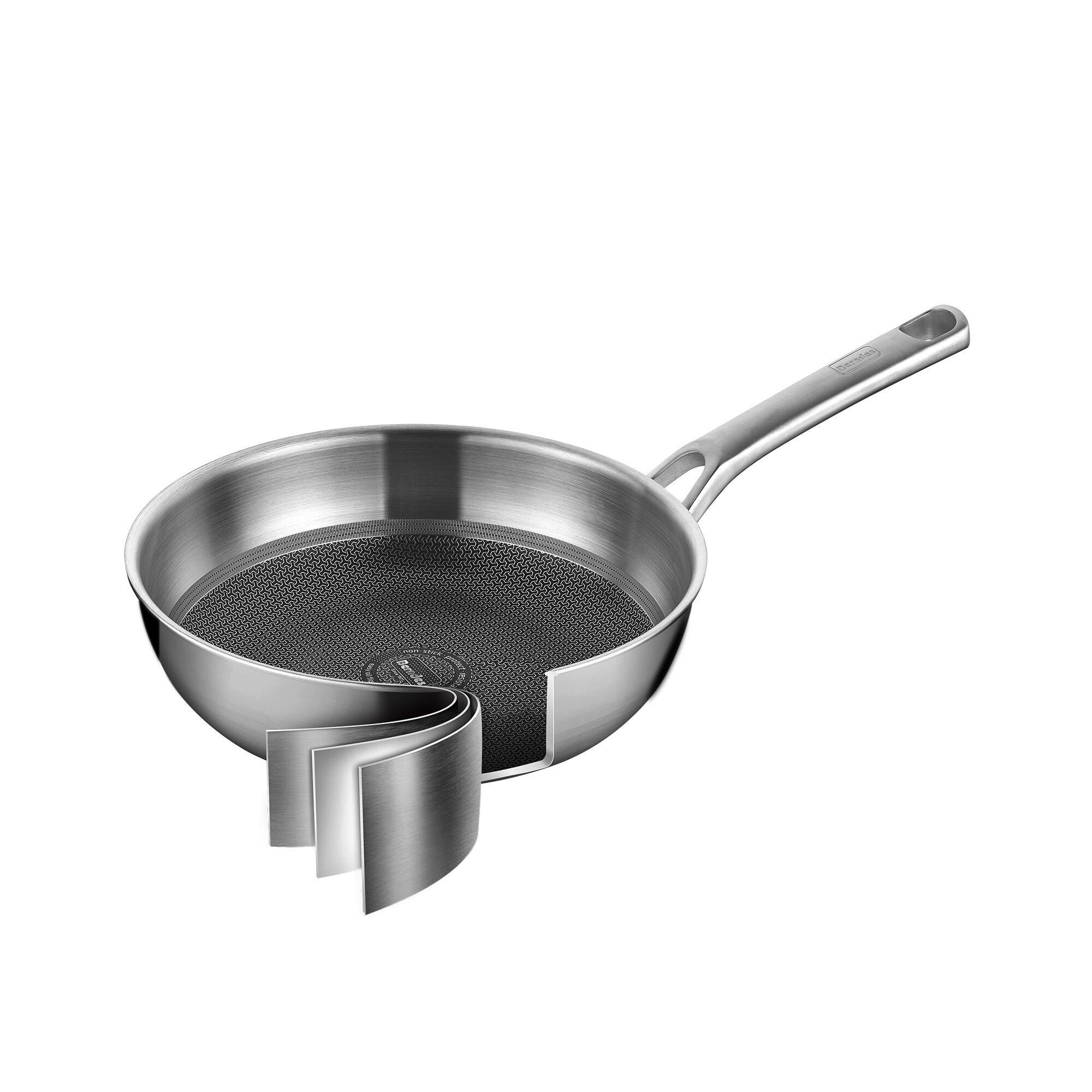 PÁNEV WOK, vrstva z keramiky, 26 cm  - Basics, kov (26cm) - Berndes