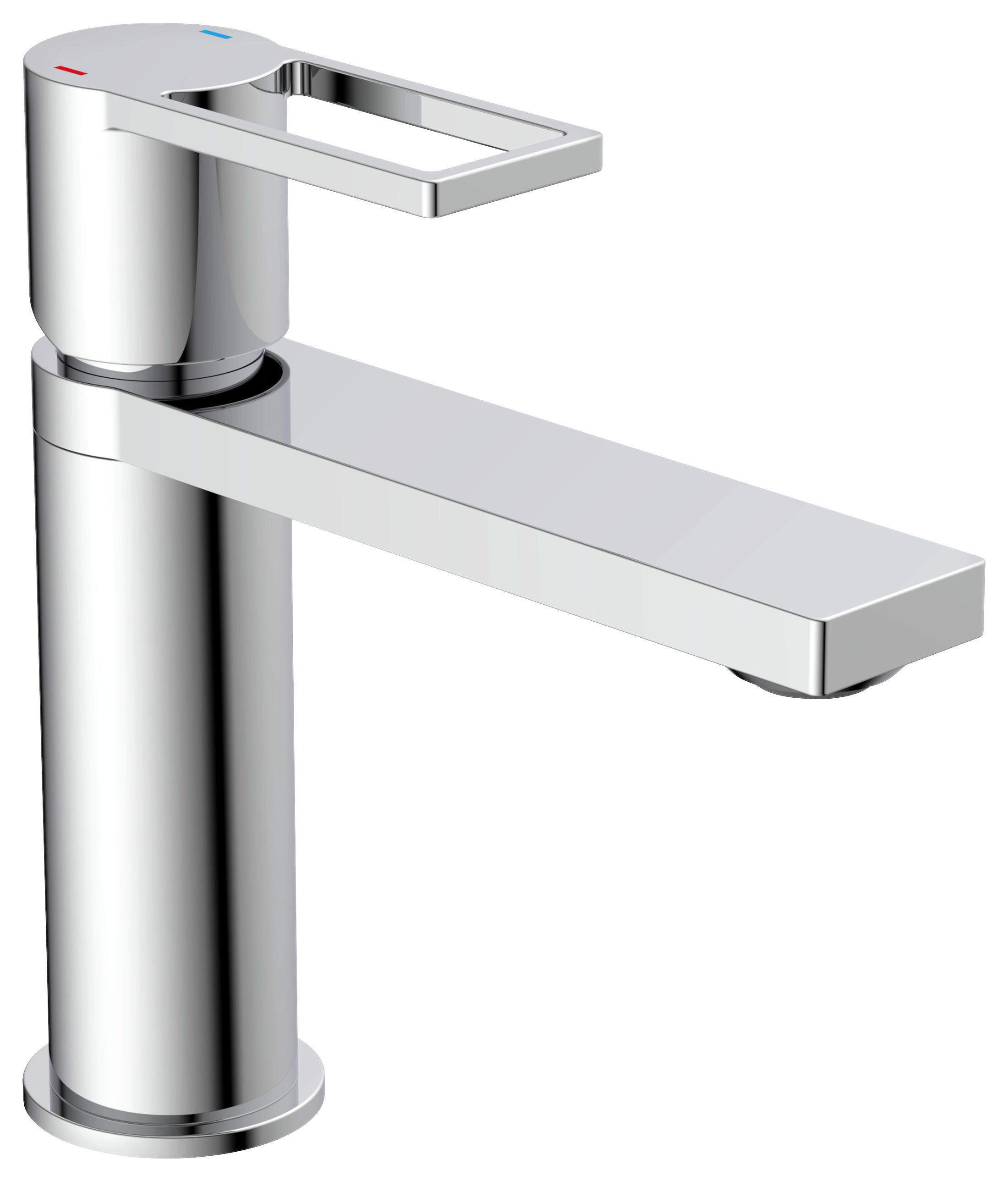 WASCHTISCHARMATUR 33010  - Chromfarben, Basics, Metall (5/18/18cm) - Schütte