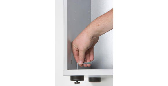 AKTENSCHRANK 80/188/34,6 cm - Weiß, KONVENTIONELL, Holzwerkstoff (80/188/34,6cm) - Venda