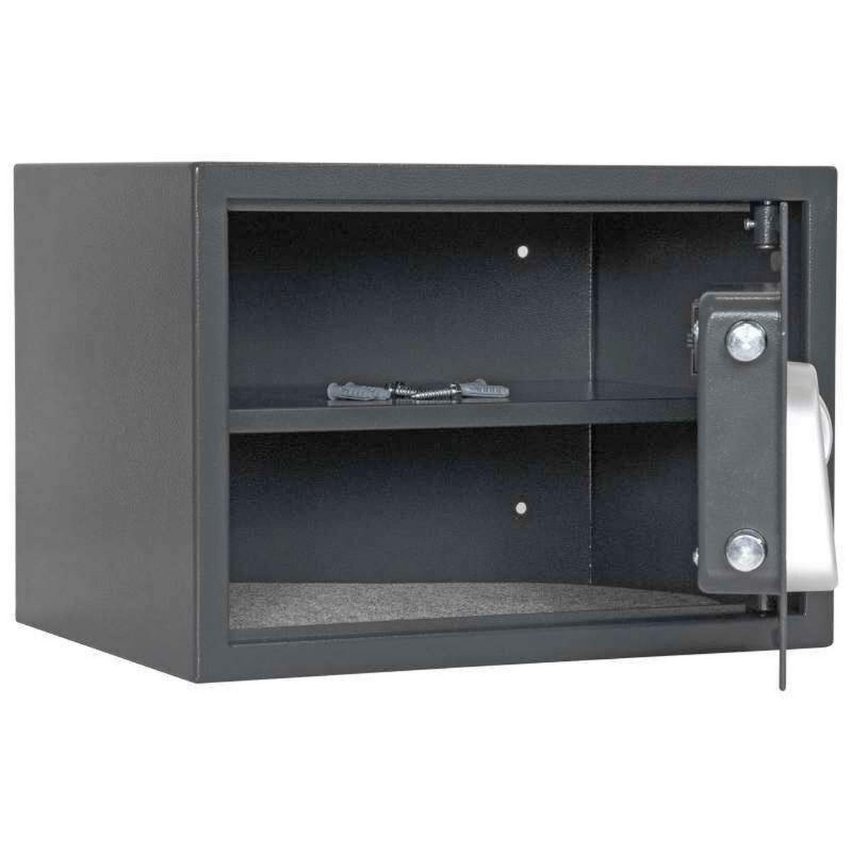 TRESOR - Anthrazit, KONVENTIONELL, Metall (43/30/32cm) - ROTTNER