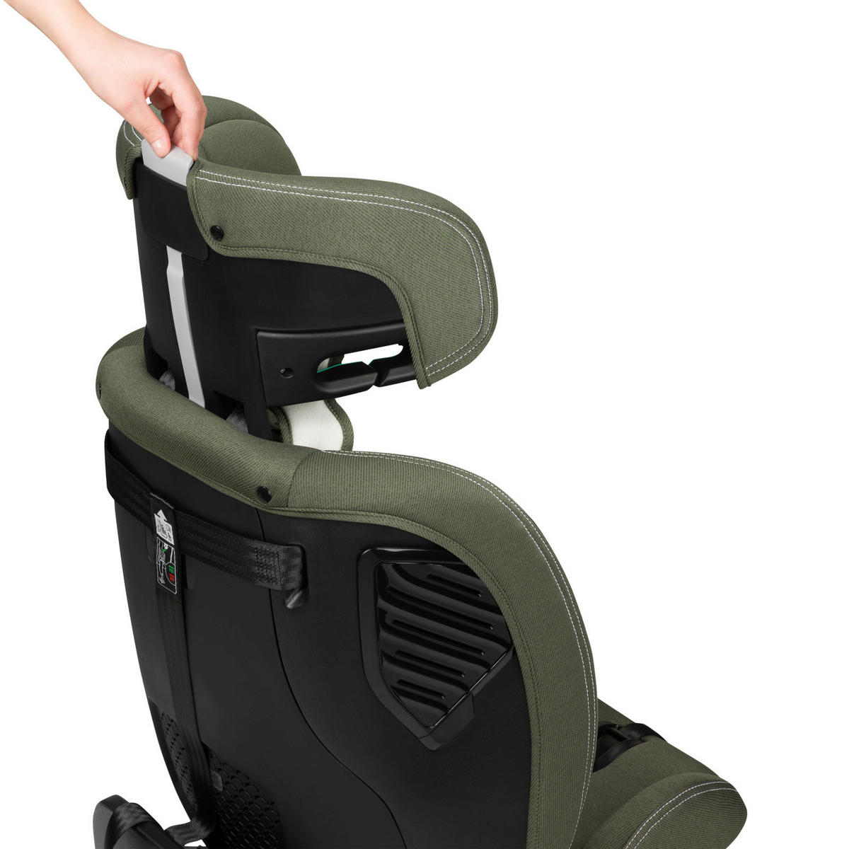 KINDERAUTOSITZ Bastiaan One i-Size   - Olivgrün, Basics, Kunststoff (44.5/60/81cm) - Lionelo