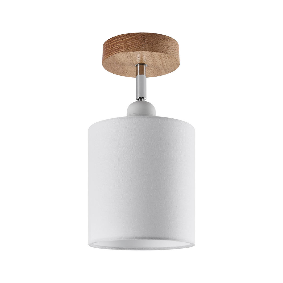 STRAHLER Sofia 27/25/25 cm  - Eschefarben/Weiß, Natur, Holz/Textil (27/25/25cm) - Marama