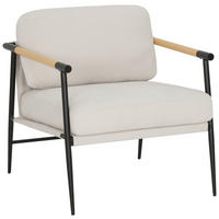 KŘESLO, textil, bílá - bílá/ořechovec, Trend, kov/textil (74/84.5/70.5cm) - MID.YOU