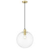 HÄNGELEUCHTE Puerto 30/155 cm   - Goldfarben, KONVENTIONELL, Glas (30/155cm)