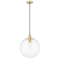 HÄNGELEUCHTE Puerto 30/155 cm   - Goldfarben, KONVENTIONELL, Glas (30/155cm)