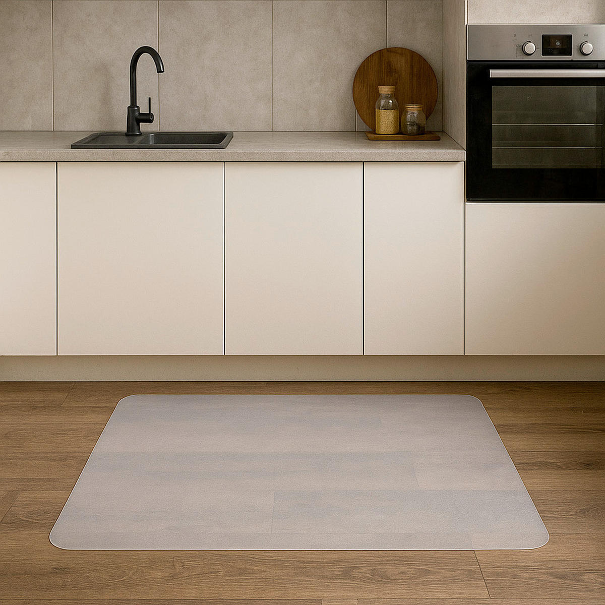 BODENSCHUTZMATTE - Transparent, MODERN, Kunststoff (120/90cm) - MID.YOU