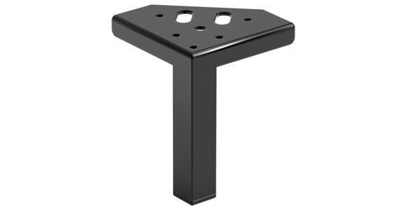 FUßSET 10,5/13/10,5 cm   - Schwarz, Design, Metall (10,5/13/10,5cm) - Xora