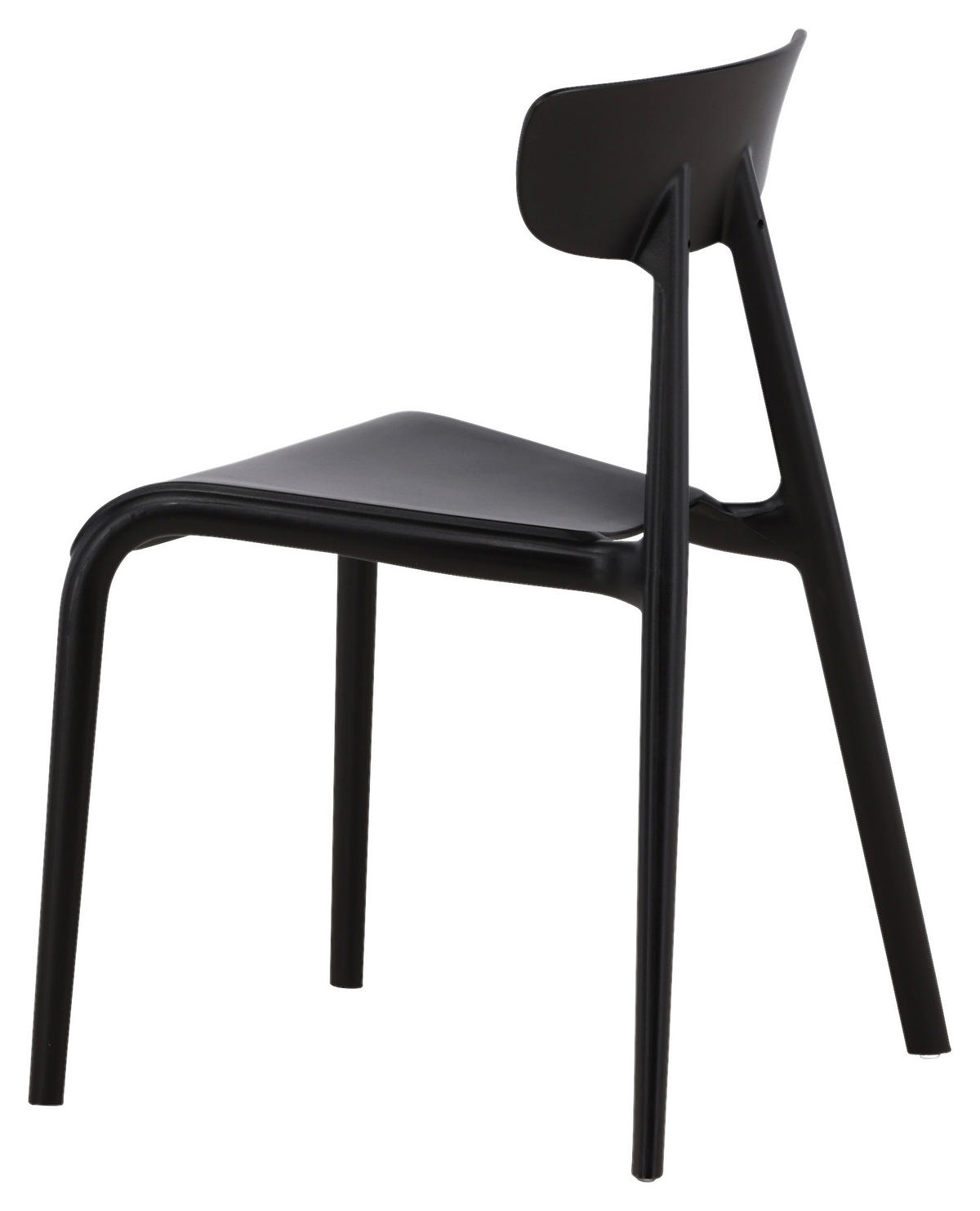 STOLSET slät  - svart, Design, plast (49/79.5/54cm) - Livetastic