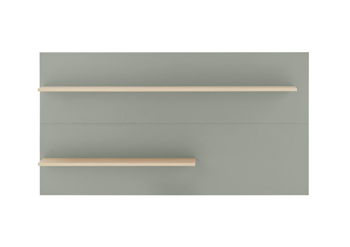  150/80/20 cm  - Eichefarben/Grün, Design, Holzwerkstoff (150/80/20cm) - Modante
