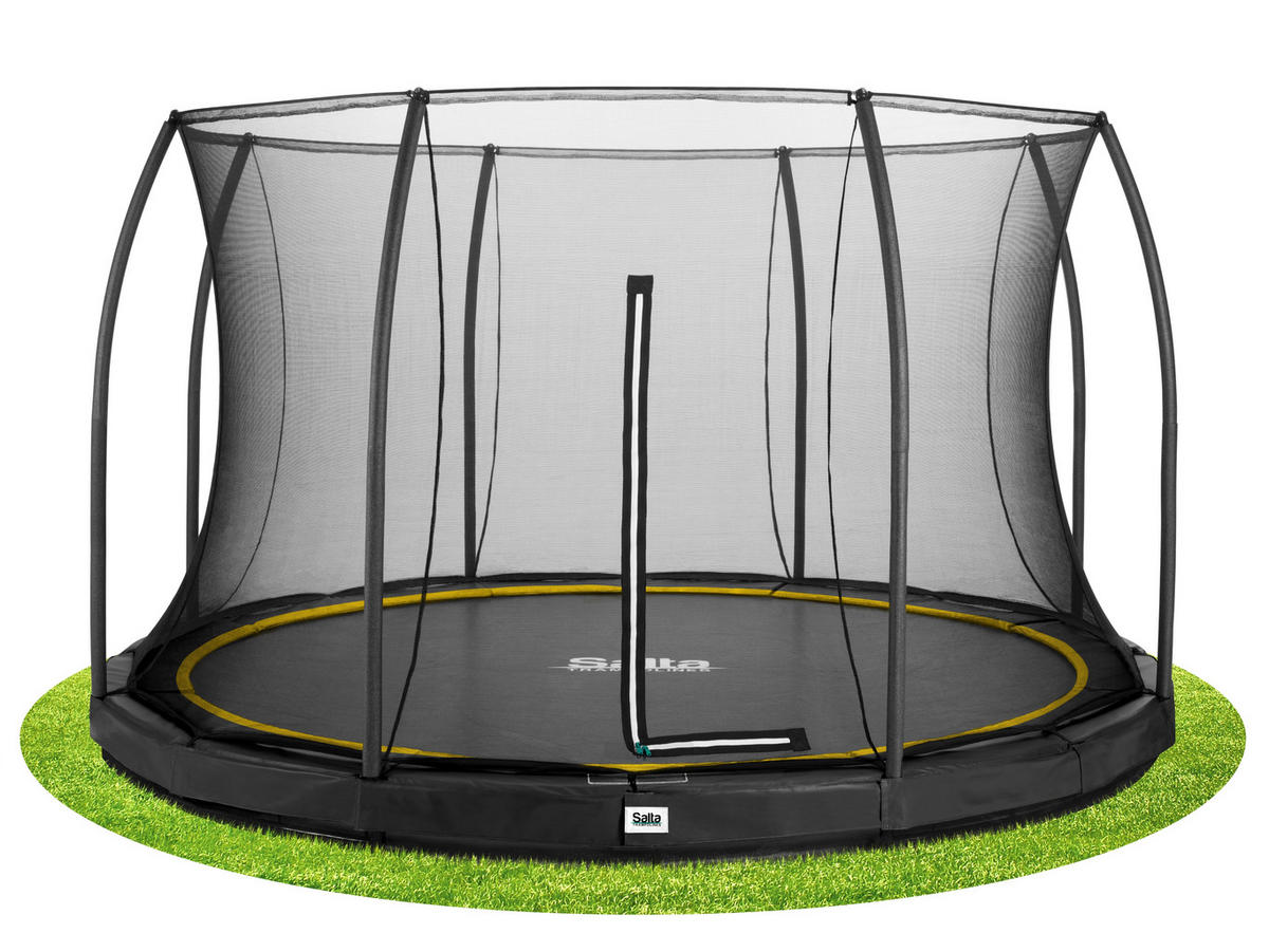 Trampolin Salta Comfort Ground Salta Comfort Edition Ground  - Schwarz, Basics, Metall (366cm) - Salta