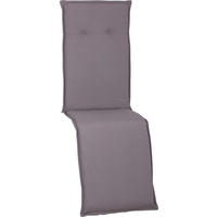 RELAXSESSELAUFLAGE Uni  - Hellgrau, Basics, Textil (170/46/8cm) - Gardenson