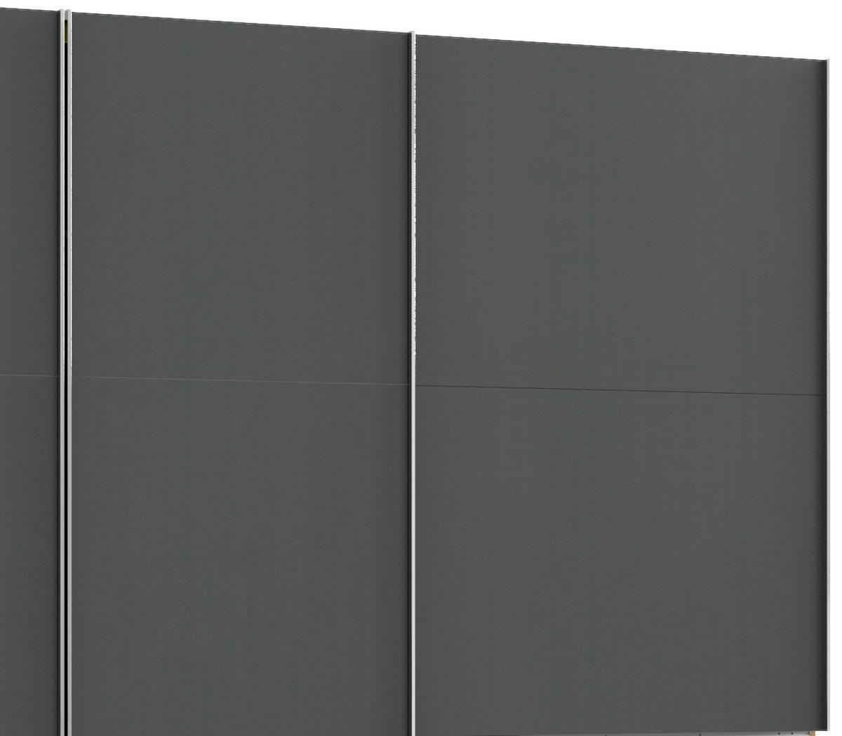 SCHWEBETÜRENSCHRANK 350,00/216,00/65,00 cm 4-türig Graphitfarben, Eichefarben  - Chromfarben/Eichefarben, Basics, Holzwerkstoff/Metall (350,00/216,00/65,00cm) - MID.YOU