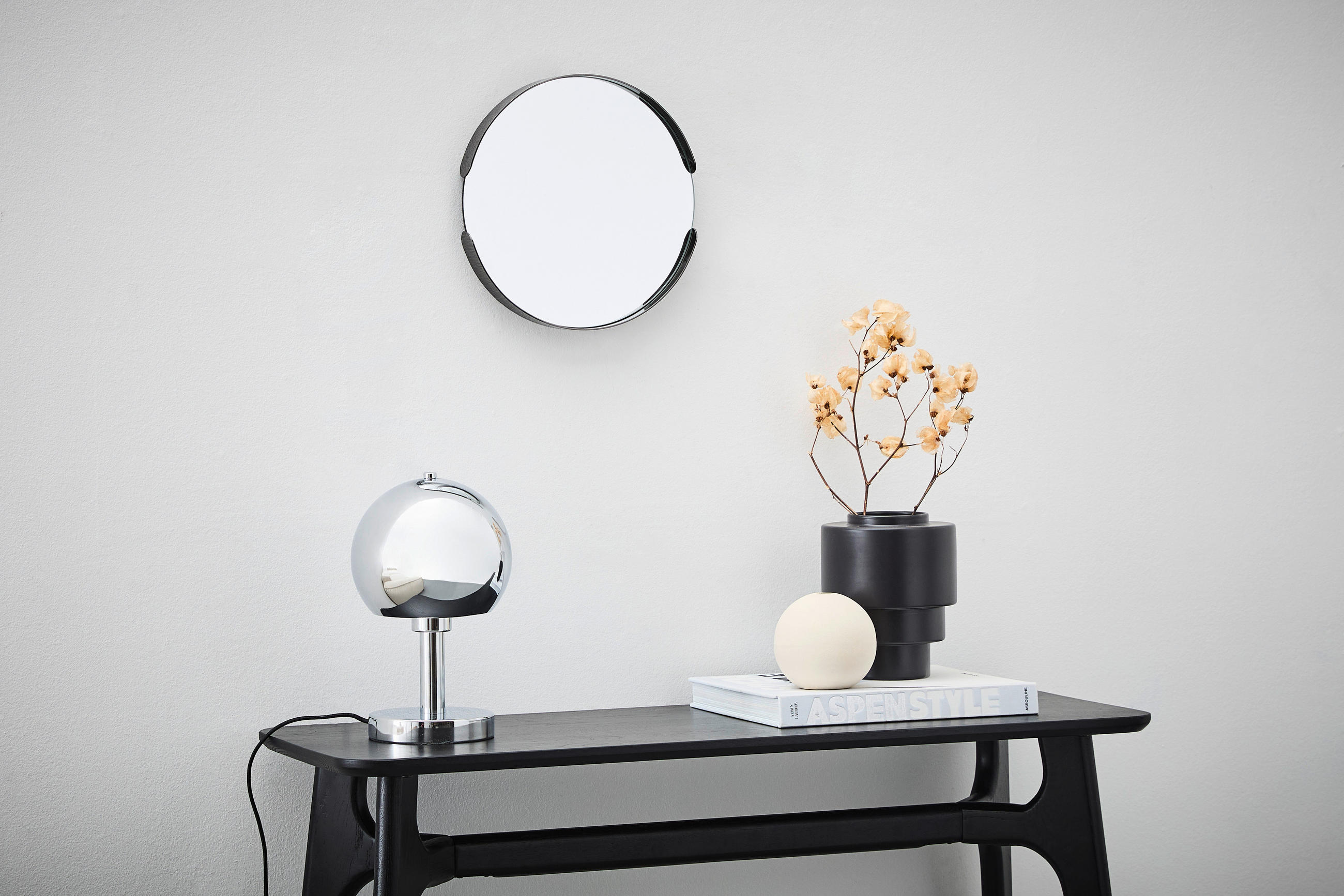 WANDSPIEGEL Nickelfarben  - Nickelfarben, Trend, Glas/Metall (30/30/3,5cm) - Carryhome