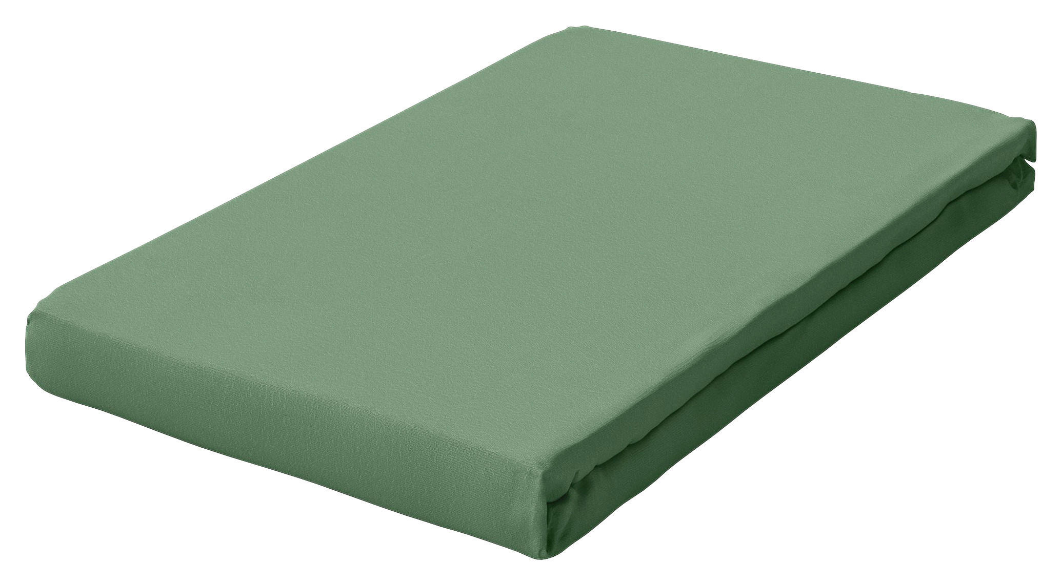 BOXSPRING-SPANNLEINTUCH 90-100/190-220 cm  - Grün, Basics, Textil (90-100/190-220cm) - Schlafgut