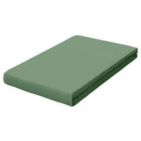 BOXSPRING-SPANNLEINTUCH 90-100/190-220 cm Jersey  - Grün, Basics, Textil (90-100/190-220cm) - Schlafgut
