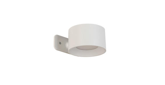 AKKU-WANDLEUCHTE - Weiß, Basics, Kunststoff/Metall (9,2/8/4,5cm) - Novel