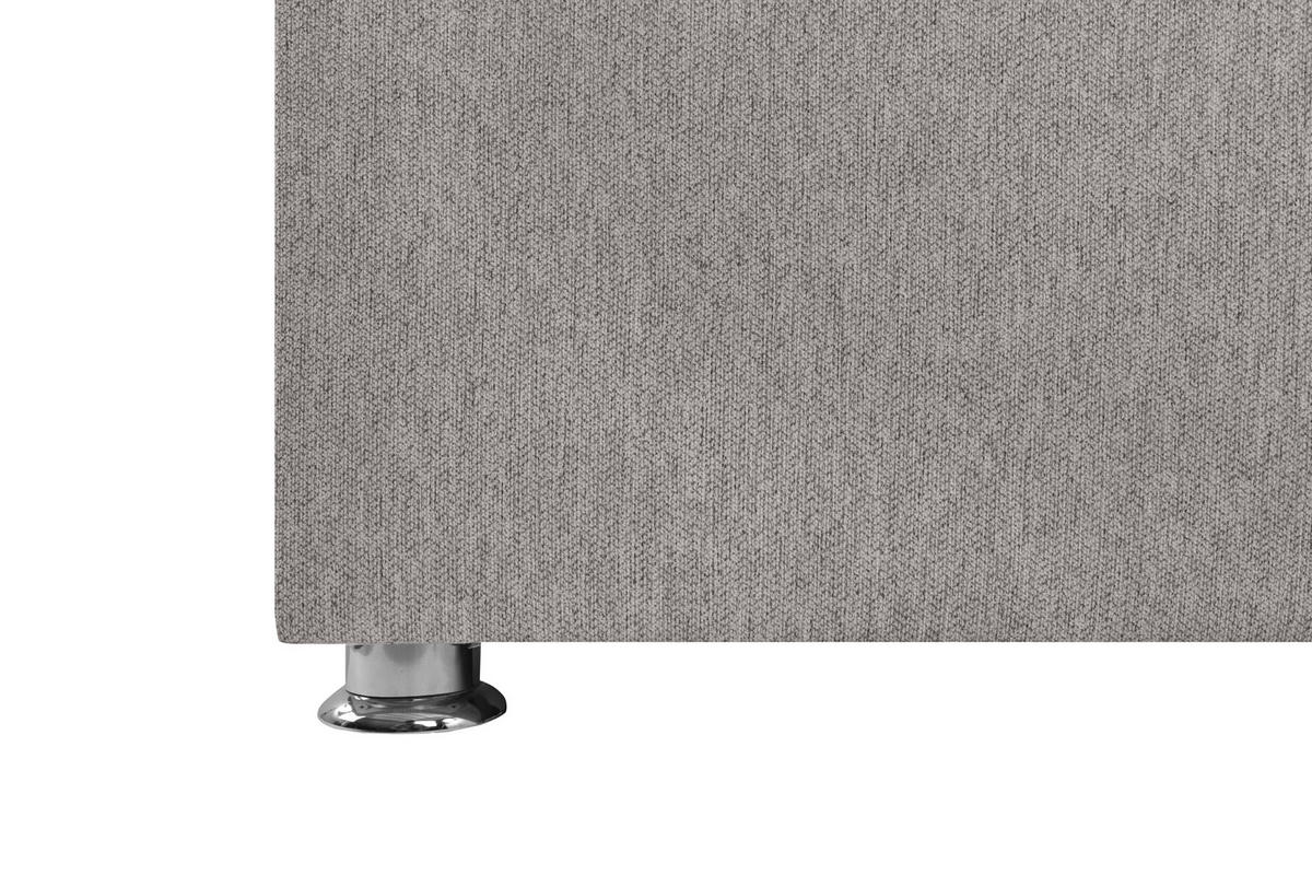 POLSTERBETT Lattenrost, Bettkasten Hellgrau 120/200 cm  - Hellgrau, MODERN, Holz/Kunststoff (120/200cm) - MID.YOU