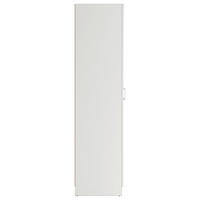 ŠATNÍ SKŘÍŇ S OTOČNÝMI DVEŘMI, bílá, 78,5/200,4/49,75 cm - bílá, Moderní, kov/kompozitní dřevo (78,5/200,4/49,75cm) - MID.YOU