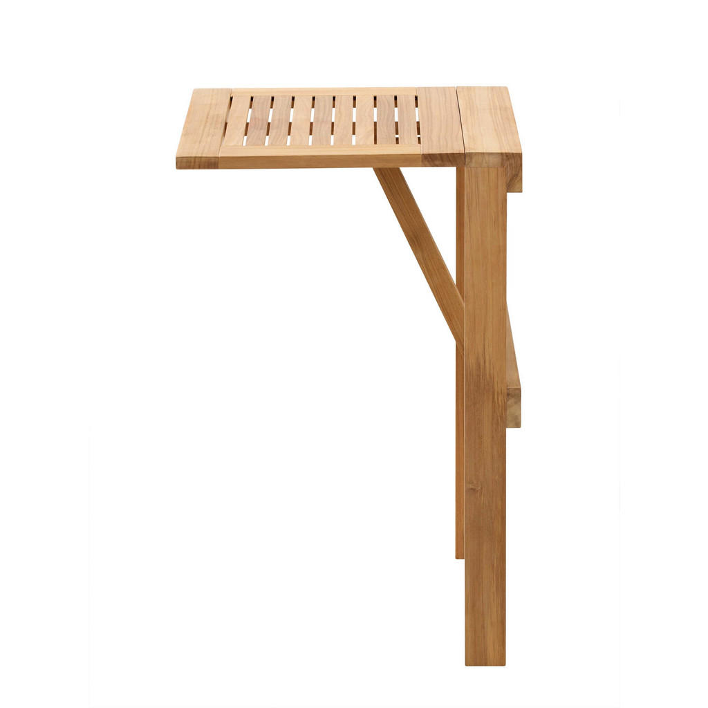 Balkontisch, Natur 45x49x75 cm