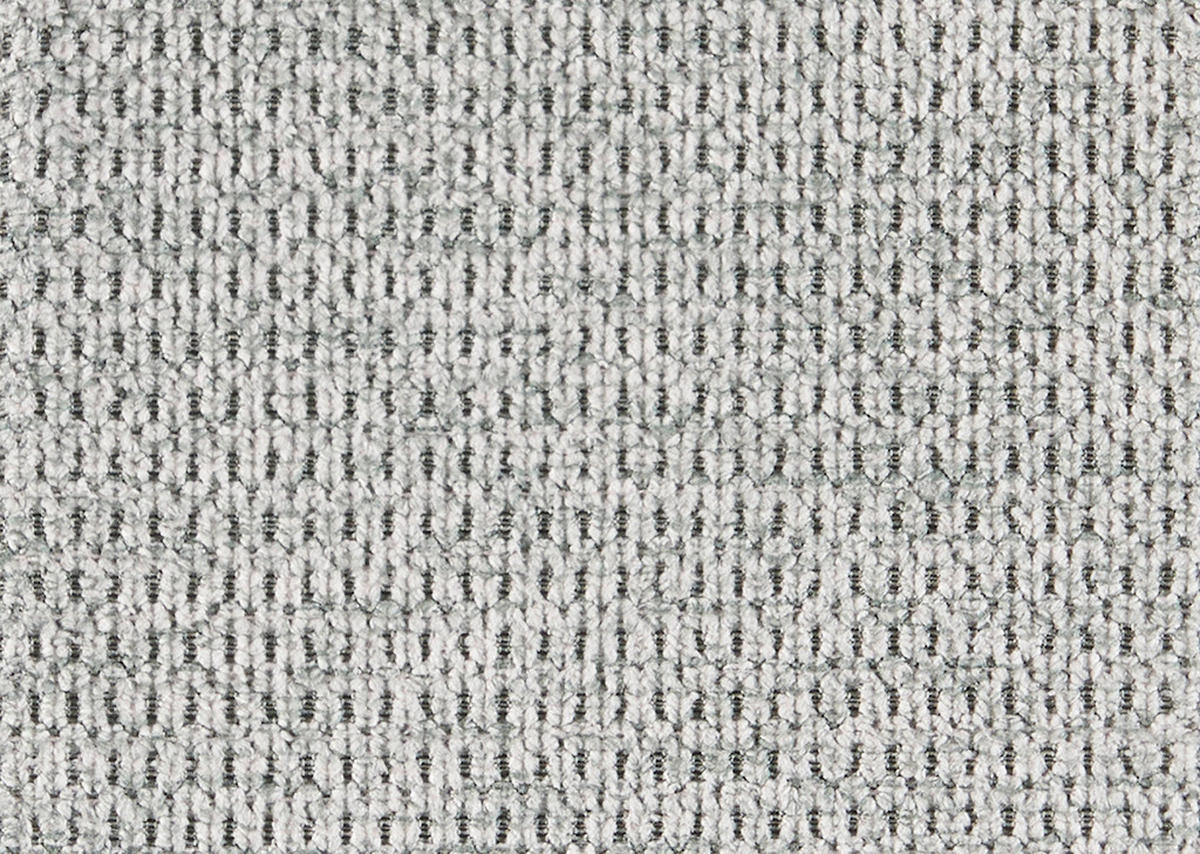 ECKSOFA  in Flachgewebe Platinfarben  270/308 cm  - Platinfarben/Schwarz, Design, Textil/Metall (270/308cm) - Pure Home Lifestyle