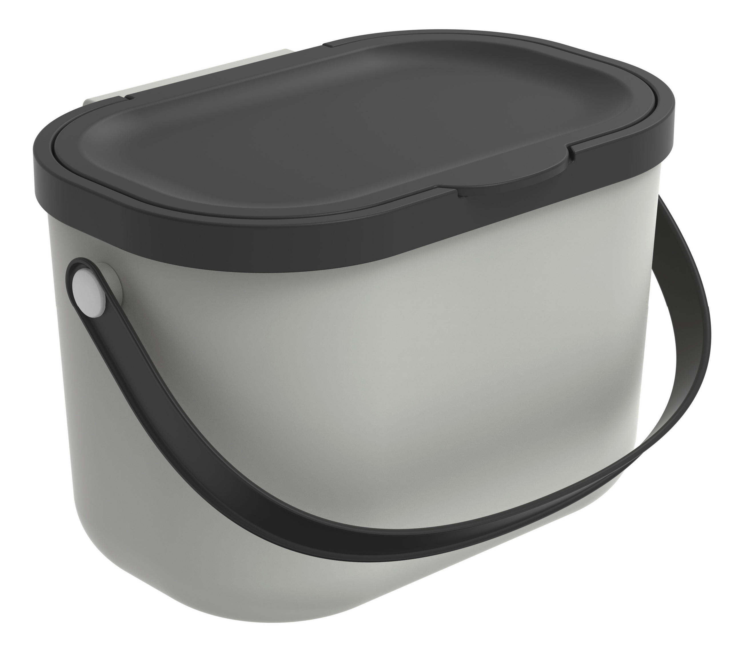 ODPADKOVÝ KOŠ 3.2 l - bílá, Basics, plast (22,2/17,2/15cm) - Rotho