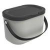 ABFALLEIMER Albula 3.2 L  - Weiß, Basics, Kunststoff (22,2/17,2/15cm) - Rotho