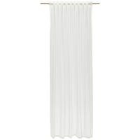 FERTIGVORHANG  halbtransparent  140/245 cm   - Weiß, KONVENTIONELL, Textil (140/245cm) - Dieter Knoll