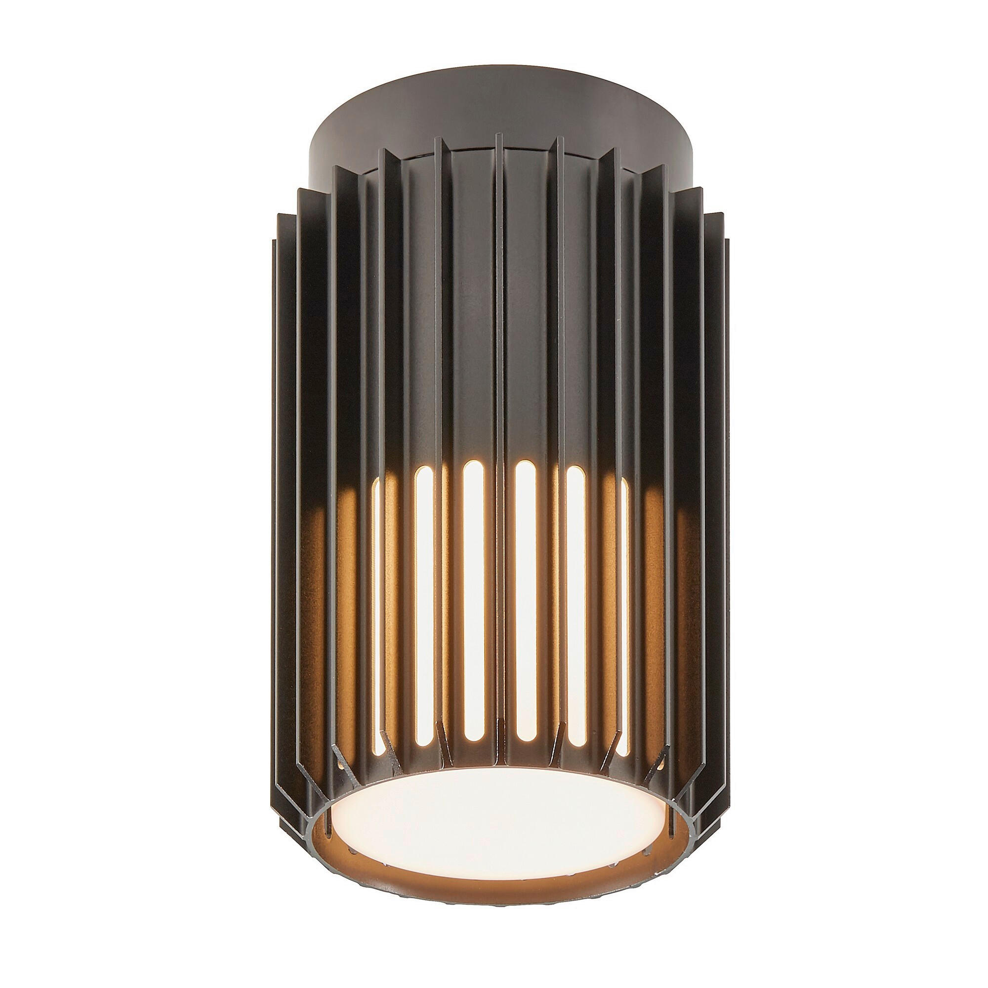 AUßENDECKENLEUCHTE 12,4/18,8 cm   - Schwarz, Trend, Metall (12,4/18,8cm) - Nordlux