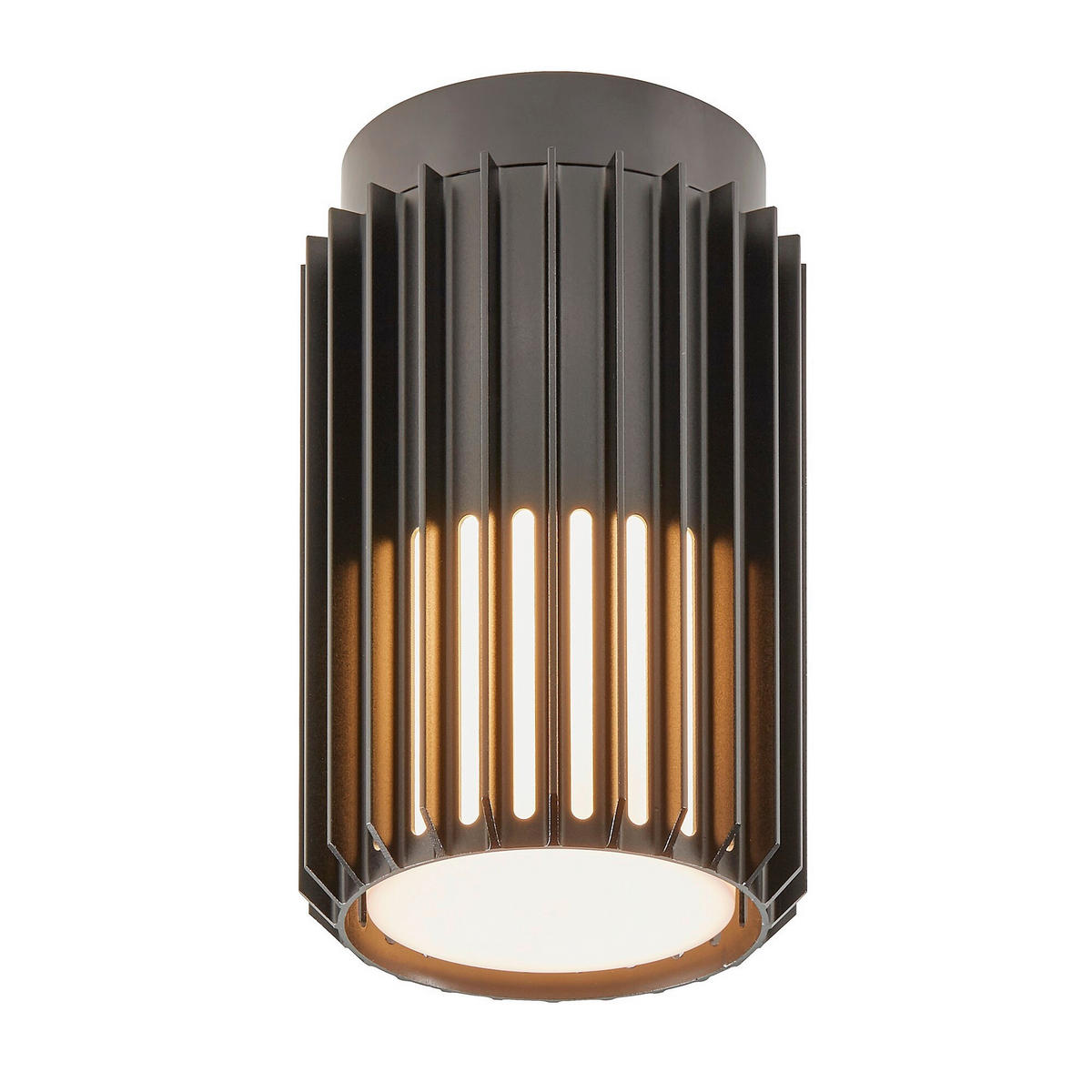 AUßENDECKENLEUCHTE 12,4/18,8 cm  - Schwarz, Trend, Metall (12,4/18,8cm) - Nordlux