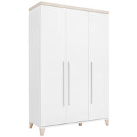 SKRIŇA DO IZBY PRE BÁBÄTKO biela, farba brezy,  - biela/farba brezy, Trend, kompozitné drevo/plast (136/210/57cm) - My Baby Lou