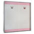 KINDERKLEIDERSCHRANK - Silberfarben/Rosa, Holzwerkstoff (139/200/64cm) - Xora KINDERKLEIDERSCHRANK - Silberfarben/Rosa, Holzwerkstoff (139/200/64cm) - Xora