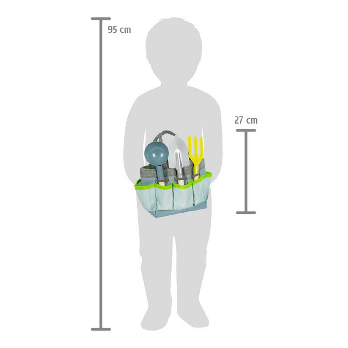 KINDER-GARTENGERÄTESET Multicolor  - Multicolor, Basics, Holz/Textil (19/23/10cm) - small foot