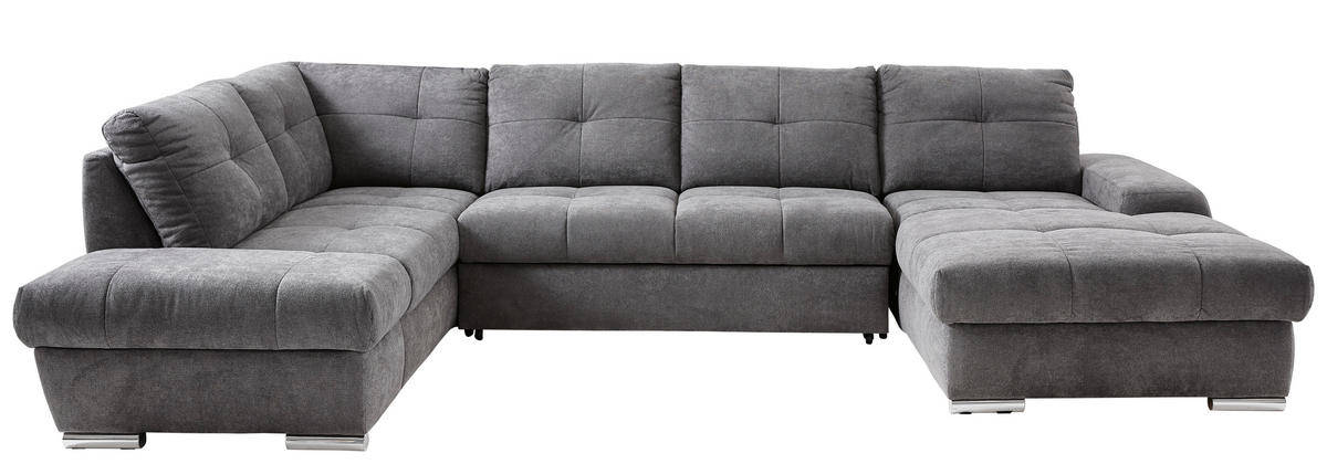 WOHNLANDSCHAFT Grau Webstoff von HOM'IN