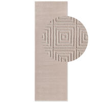 LÄUFER 80/240 cm Perles  - Beige/Creme, Basics, Kunststoff (80/240cm) - Elle Decoration