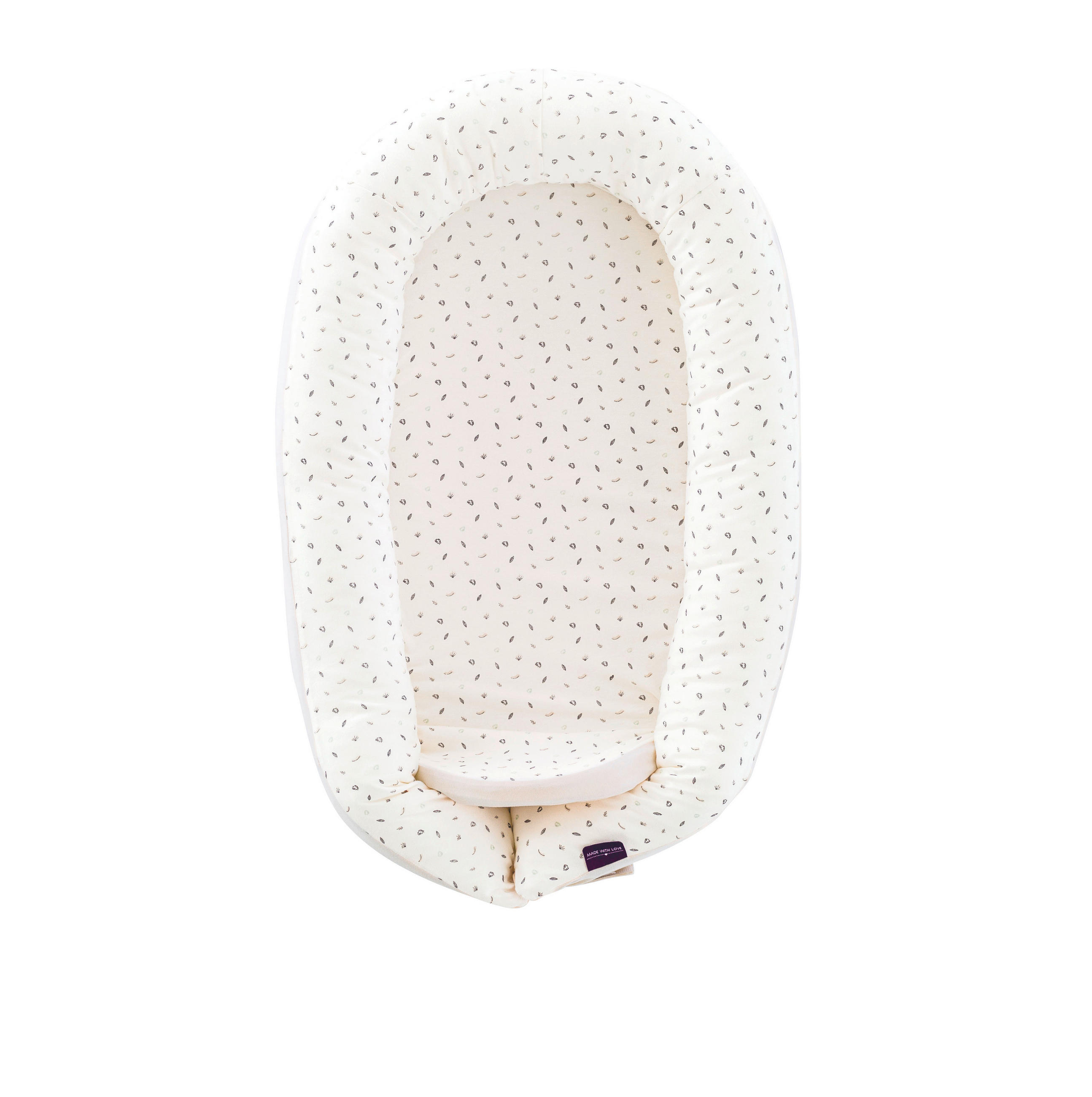 KUSCHELNEST Faultier  85/48/16 cm   - Multicolor/Weiß, Trend, Textil (85/48/16cm) - Träumeland