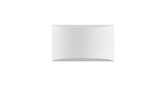 WANDLEUCHTE Alessia 20/8,5/12 cm  - Weiß, Basics, Stein (20/8,5/12cm) - Novel