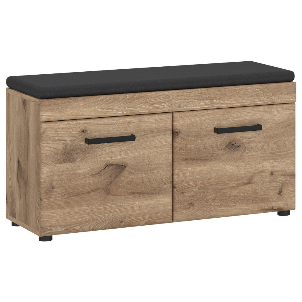 Garderobenbank Grano Eichefarben