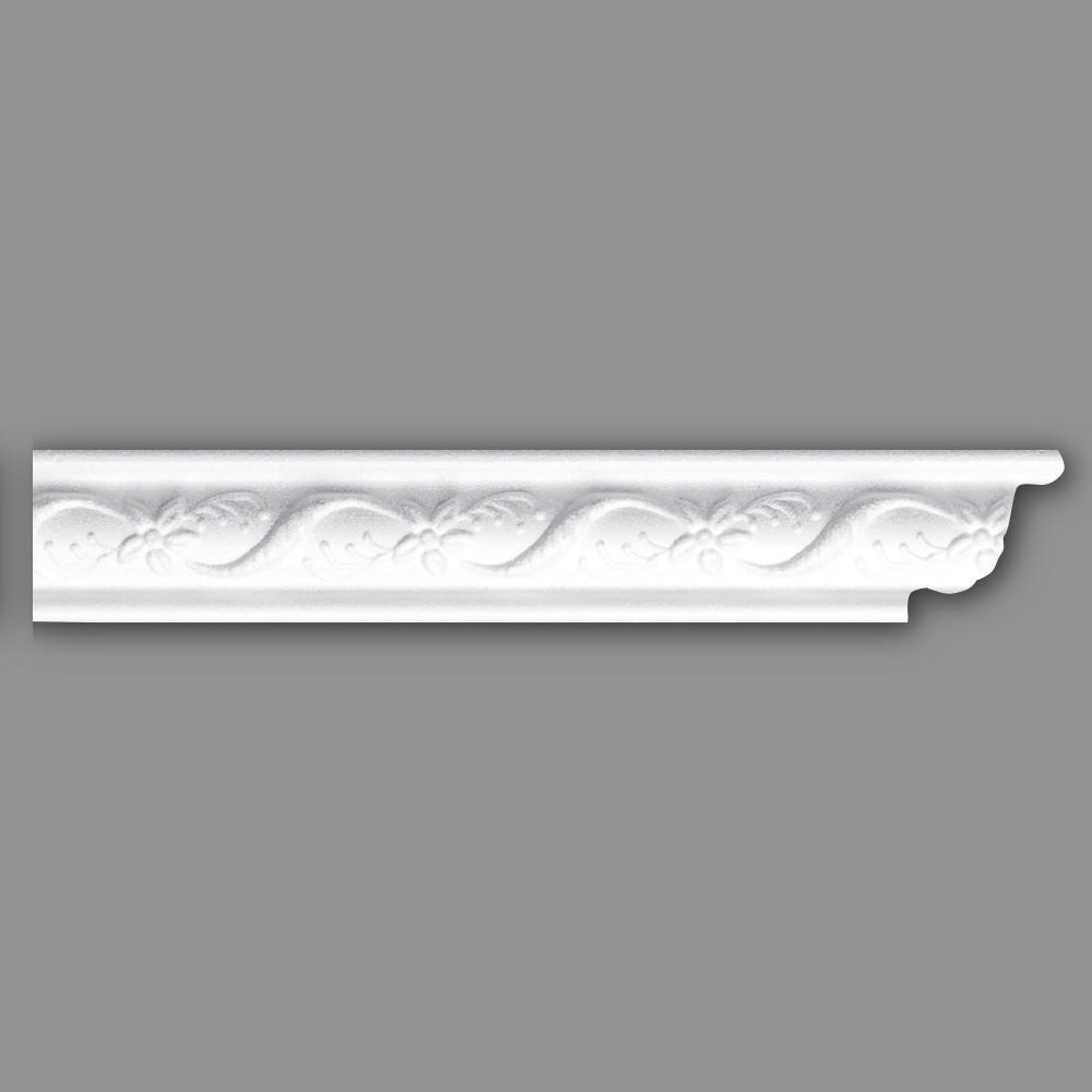 ZIERLEISTE 200/3,0/3,0 cm Weiß Kunststoff  - Weiß, Design, Kunststoff (200/3,0/3,0cm)
